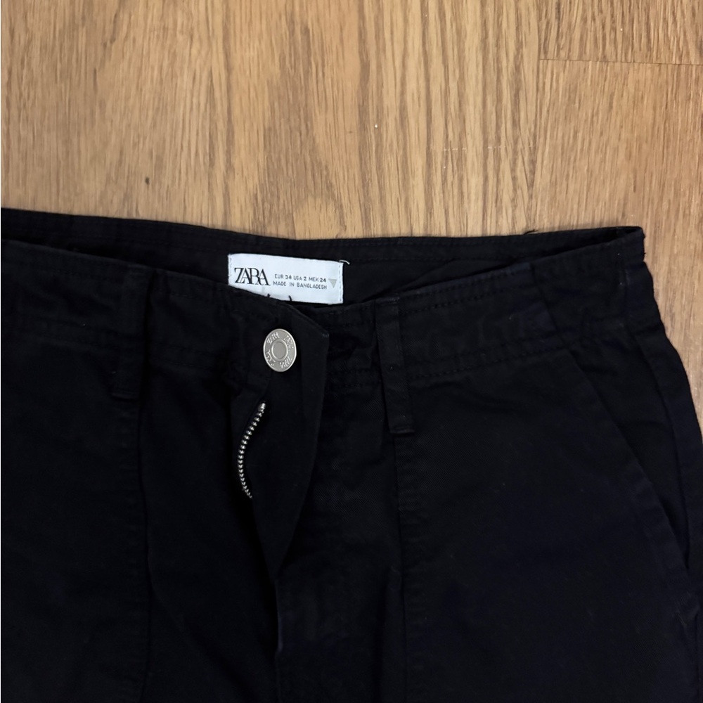 Zara Sleek Black Pants